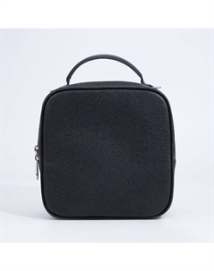 Сумка женская на молнии, маленький размер, цвет чёрный Textura