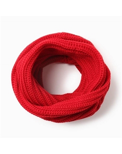 Снуд детский, цвет малиновый, размер 108×26 см Мегашапка