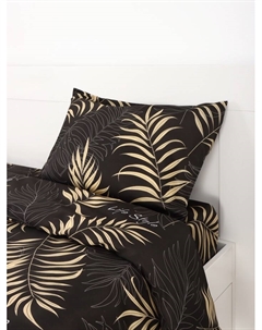 Постельное бельё евро «», микрофибра 60 г/м², чёрное, золотое Экономь и я