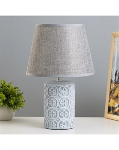 Настольная лампа «Августа» Е14 40 Вт серый 22×22×34 см Risalux