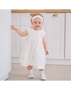 Набор: платье для девочки и повязка «», 62-68 см Крошка я