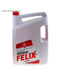 Антифриз Carbox-40 G12 ТС красный, 10 кг Felix