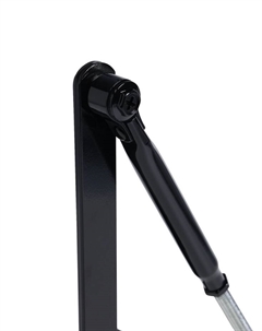 Доводчик дверной d=40BL, от 25-40 кг, черный Tundra