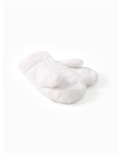 Варежки женские, белый, размер 26×12 см Minaku