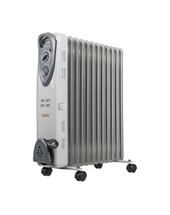 Масляный обогреватель "Ресанта" ОМ-12Н, 2500 Вт, 12 секций, 25 м², белый