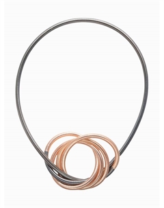 Браслет трансформируется в кулон «Обруч», металл, цвет золото, серебро Qf