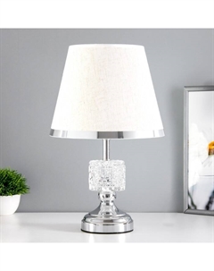Настольная лампа «Лира» Е27 40 Вт хром 25×24×41 см Risalux
