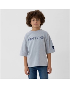 Футболка детская, серая, рост 104 см Minaku