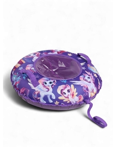 Тюбинг – ватрушка «Лошадка», диаметр чехла 80 см, фиолетовая Winter star
