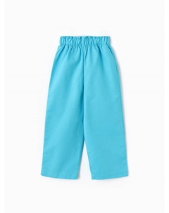 Брюки для девочки,, голубые, рост 122 см Minaku