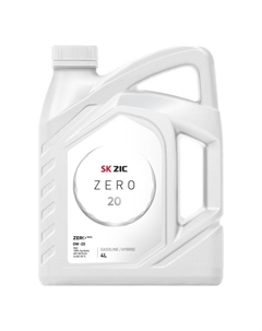 Масло моторное ZERO 0W-20, API SP ILSAC, синтетическое, 4 л Zic