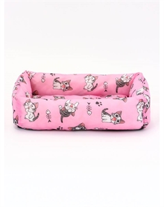 Лежанка для кошек, 40×30×15 см, розовая Пижон