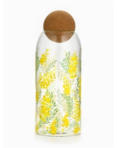 Банка для хранения сыпучих продуктов и круп «Нежная мимоза», 1000 мл Дорого внимание