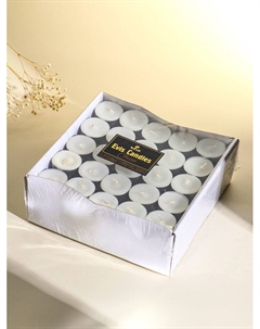 Набор свечей чайных 50 шт., d=37 мм, 15 г, 3 ч. горения Evis