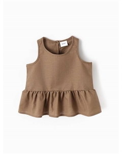 Блузка для девочки,, бежевая, рост 98 см Minaku