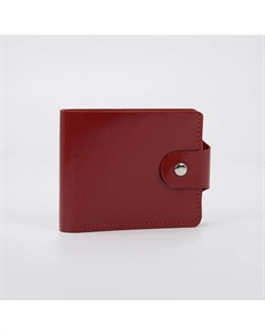 Кошелёк женский на кнопке, цвет красный Кайман