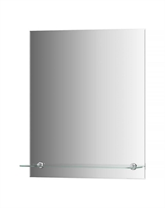 Зеркало, с фацетом, полочкой, 50х60 см Evoform