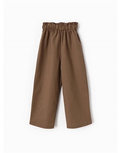 Брюки для девочки,, бежевые, рост 98 см Minaku