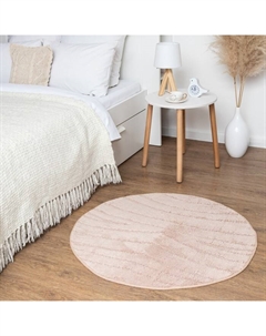 Ковер «», Estetic, d=100 см, 70% хлопок, 30% п/э, 1500 г/м², бежевый Этель