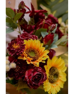 Цветы искусственные «Подсолнух галант», 9×62 см, жёлтые Poetry in flowers