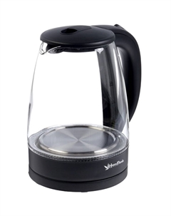 Чайник электрический Happy panda HP-2701BK, стекло, 1.8 л, 1800 Вт, чёрный Сакура