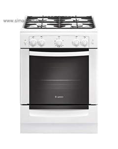Плита Gefest ПГ 6100-02 0009, газовая, 4 конфорки, 52 л, газовая духовка, белая
