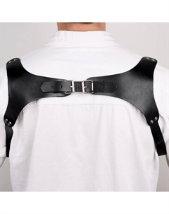 Портупея мужская, на плечи, с ремнями, PU, размер OS, черный Оки-чпоки