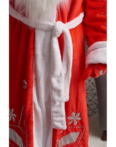 Карнавальный костюм «Дед Мороз», шуба, шапка, варежки, борода, 52-54, рост 180 Бока