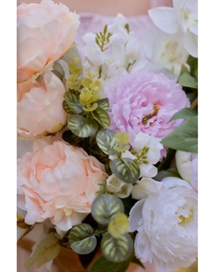 Цветы искусственные «Пион Лунная река», 12×85 см, розовые Poetry in flowers