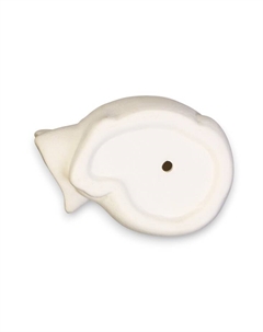 Декоративный горшок для цветов «Лисёнок», 100 мл, 11.2×7.5×5.7 см, керамический, белый Take it easy