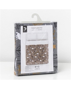 Покрывало «» Let it snow, 200×215 см, 100% хлопок Этель