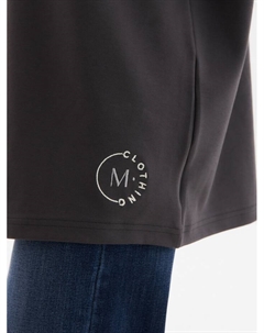 Футболка женская, over size (44-48), тёмно-серая Minaku