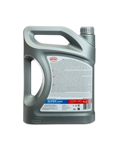 Масло моторное Super 3000 10W-40, SG/CD, п/синтетическое, 4 л 600240 Sintec