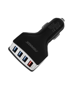 Автомобильное зарядное устройство FENOX 12-23 В, 4 USB × 5.5 А, FAE200102 Fenox