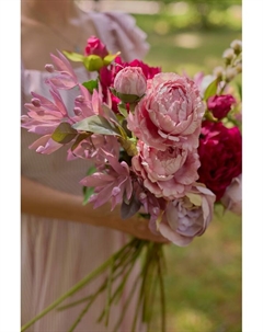 Цветы искусственные «Пион дуо», 12×60 см, розовые Poetry in flowers