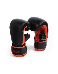 Перчатки снарядные, MEXIMA, размер M, чёрные, оранжевые Fight empire