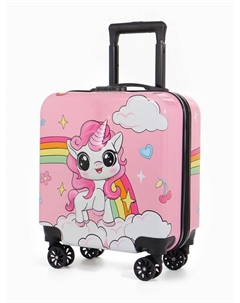 Чемодан детский «» 20 л (XS), отдел на молнии, розовый Выбражулька