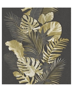 Обои дуплекс «. Д944-07», на бумажной основе, 10.05×0.53 м, цвет чёрный/золотой Саратовские обои