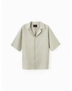 Рубашка мужская с коротким рукавом, размер 50, бледно-зелёная Mist