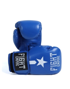 Перчатки боксёрские, размер 16 oz, синие Fight empire