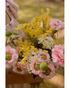 Цветы искусственные «Мимоза», h=65 см, жёлтые Poetry in flowers