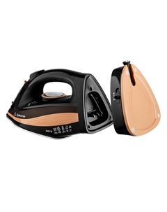 Утюг паровой BRAYER 4010BR, 2400 Вт, керамичекая подошва, 320 мл, беспроводной, коричневый Brayer