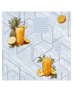 Обои бумажные на бумажной основе, моющиеся Ф891-01 10.05*0.53 Саратовские обои