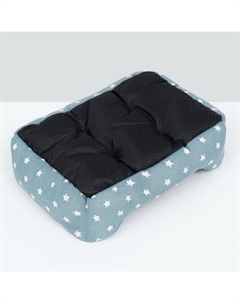 Лежанка для животных «Звезды», 50×40×15 см, серая Пижон