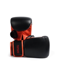 Перчатки снарядные, MEXIMA, размер L, чёрные, оранжевые Fight empire