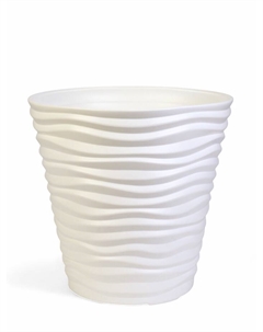 Кашпо для цветов «Дюна», 50 л, пластик, бежевое Idea