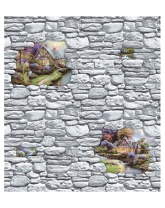 Обои бумажные на бумажной основе, моющиеся Ф839-01 10.05*0.53 Саратовские обои