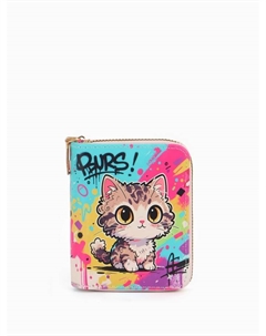 Кошелёк на молнии «», 8.5×2.5×10.5 см, с принтом, разноцветный Выбражулька