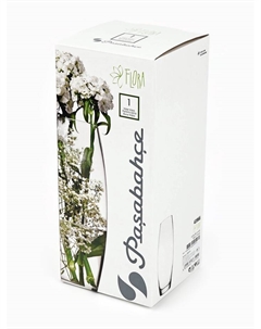 Ваза для цветов стекло «Затемнение», прямая, 27 см, 1.1 л. See you home