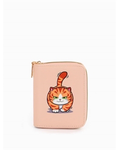 Кошелёк на молнии «», 8.5×2.5×10.5 см, с принтом, оранжевый Выбражулька